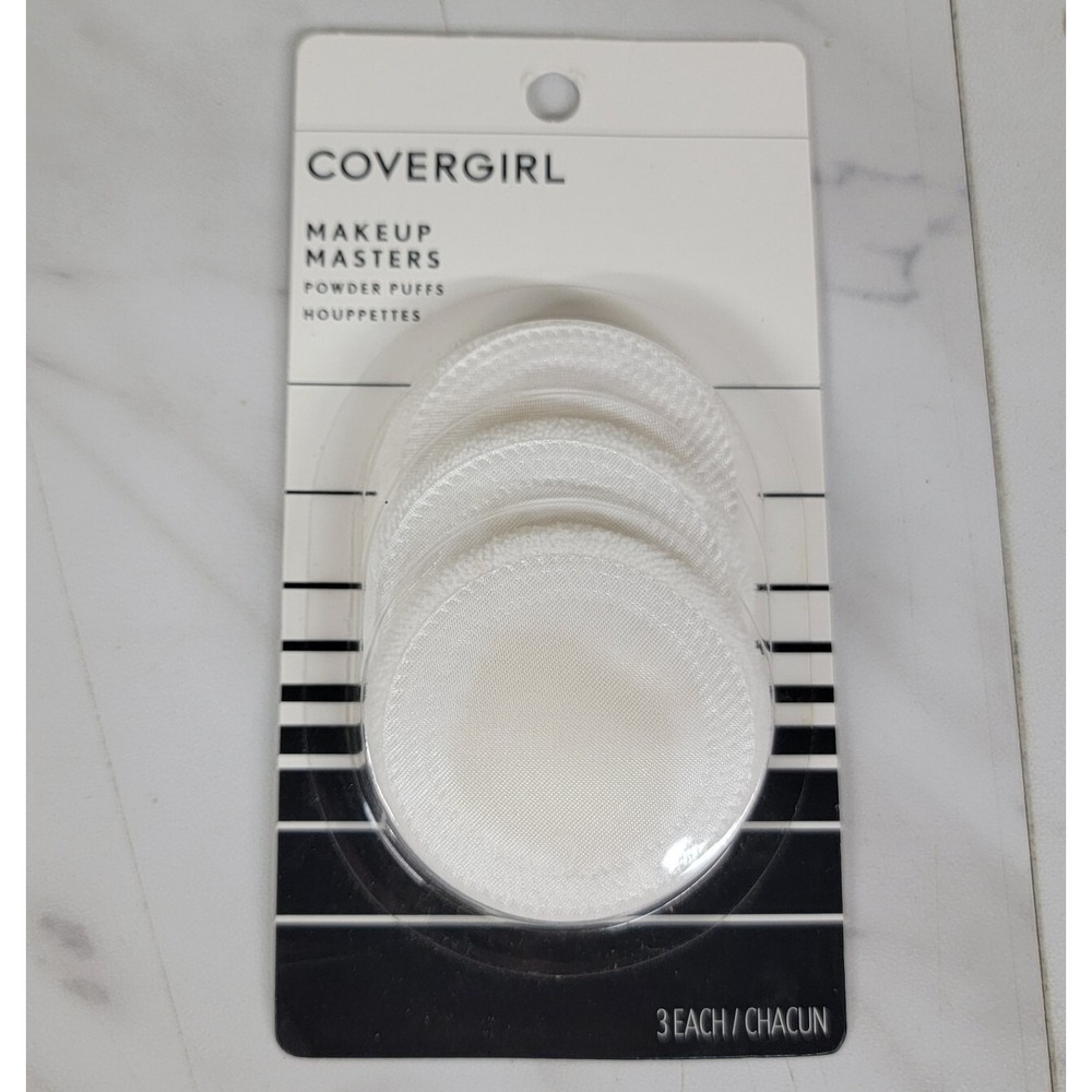 Makeup Masters Powder‎ Puffs, 3 ct, White COVERGIRL